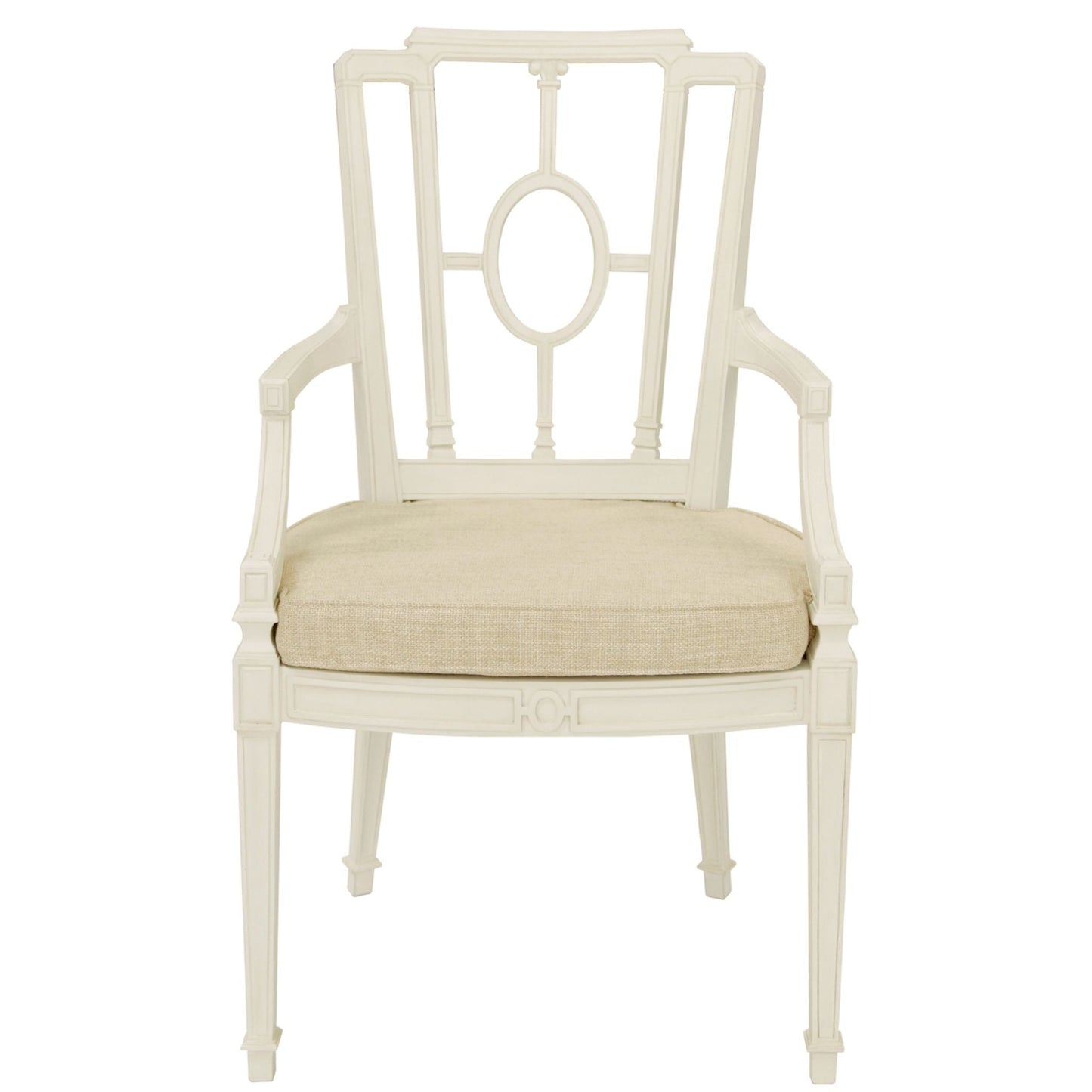 Nora Carved Dining Arm Chair