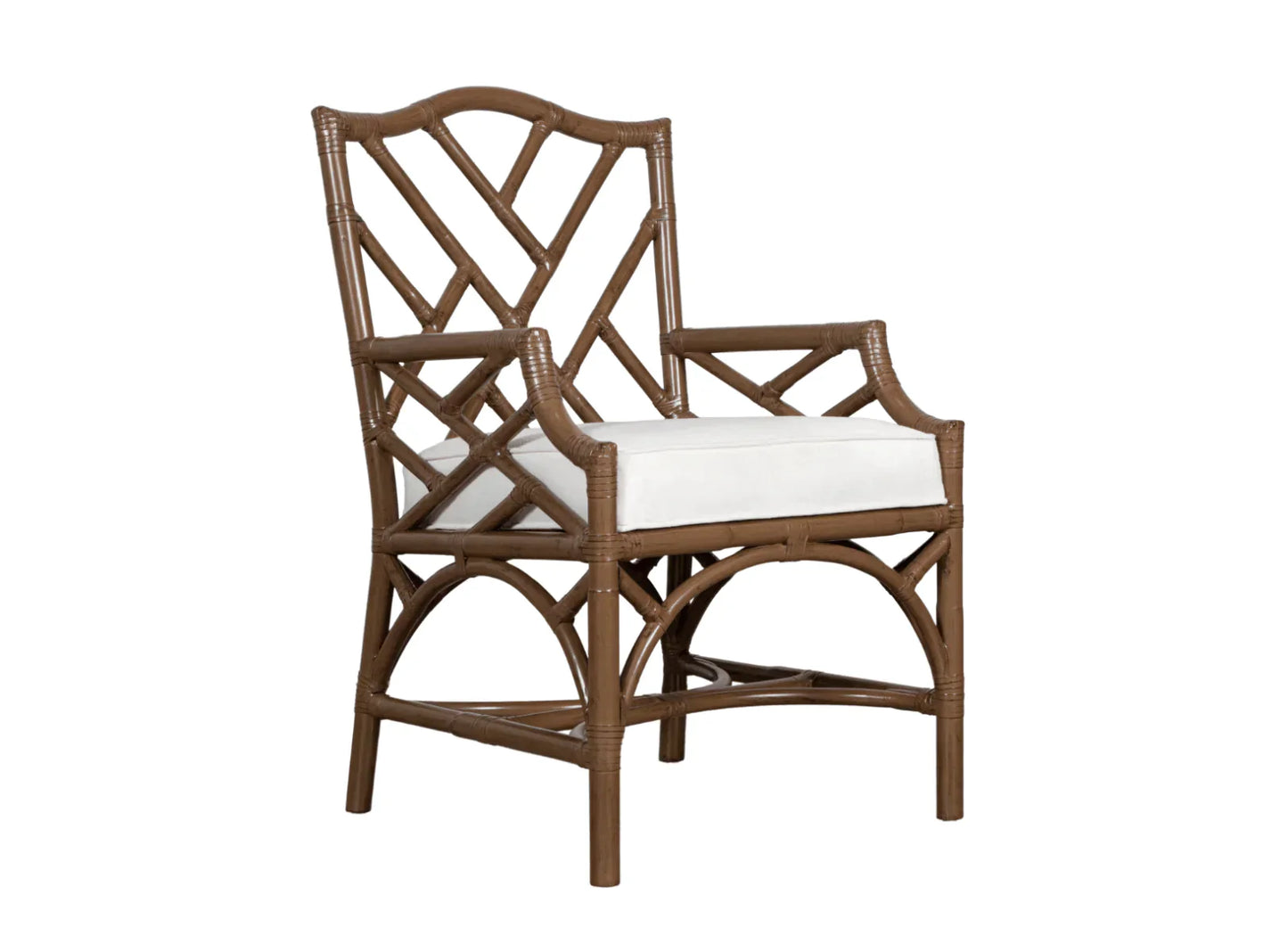 Chippendale Upholstered Dining Armchair