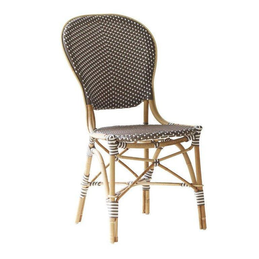 Malacca Cane Rattan Bistro Style Side Chair - Available in Two Colors