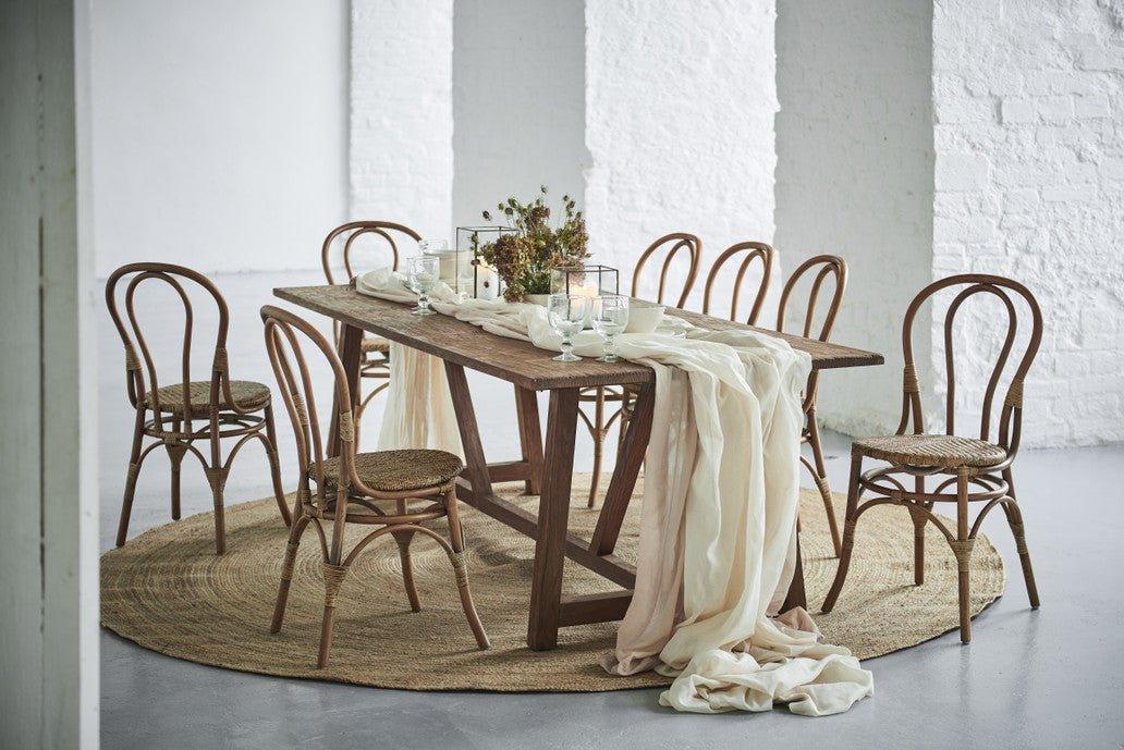 Rattan Bentwood Style Dining Chair