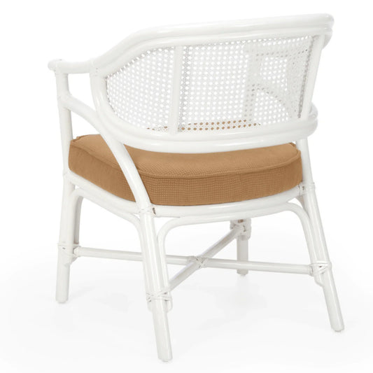 White Remington Rattan Chair