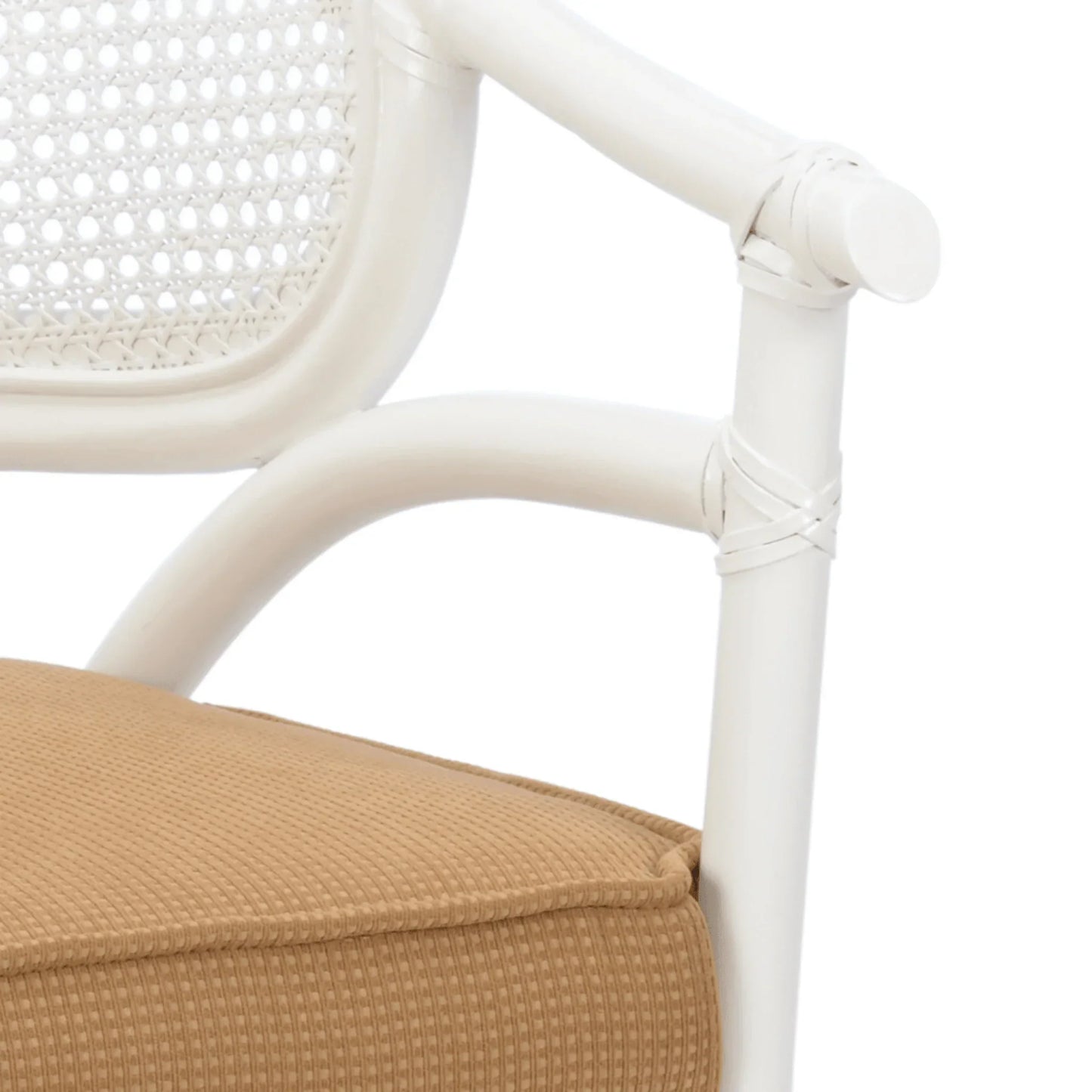 White Remington Rattan Chair
