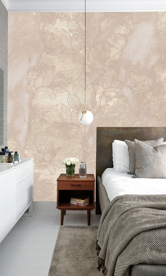 Muance Soft Marble Pastel Pink MU15088 Sample
