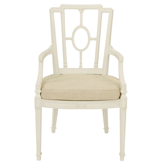 Nora Carved Dining Arm Chair