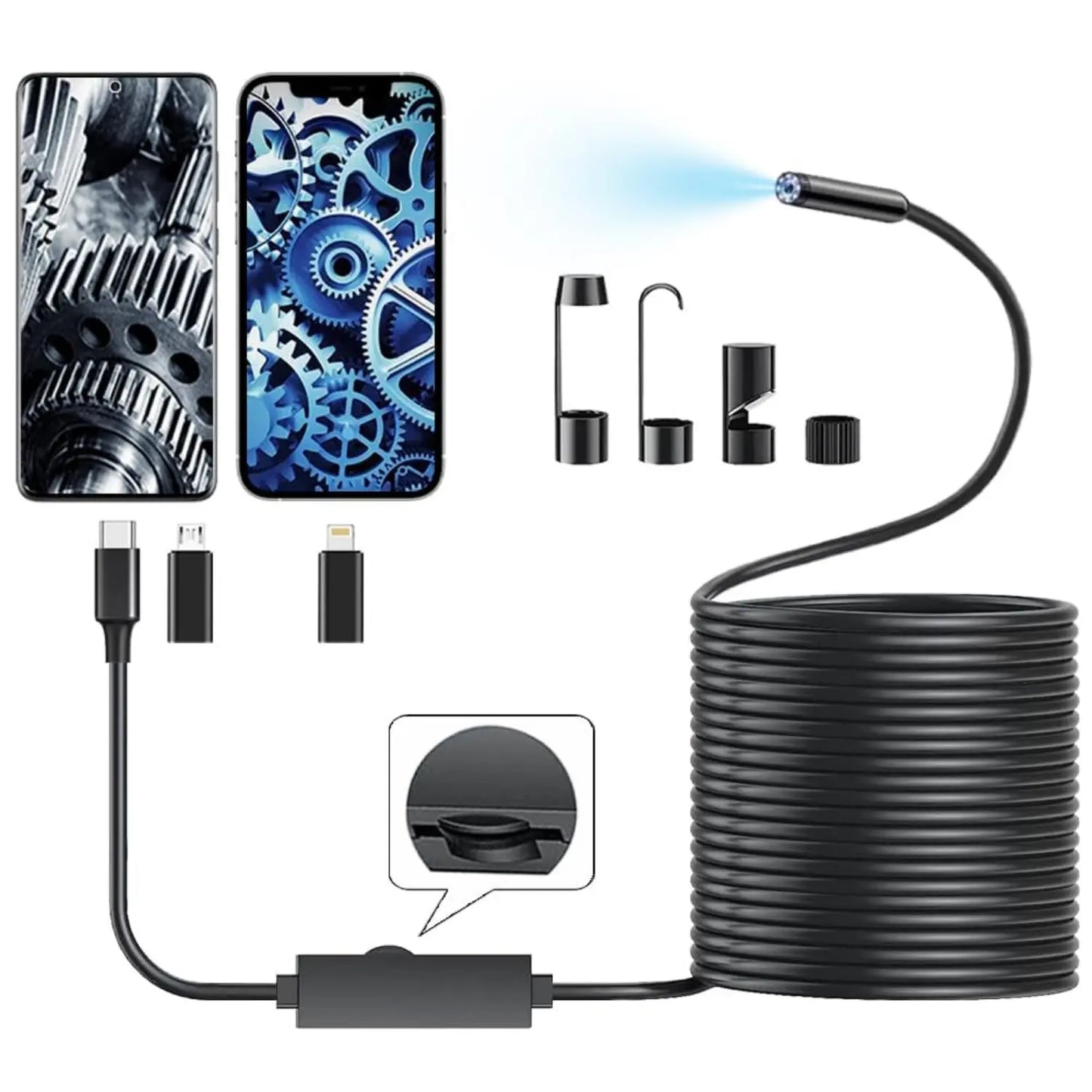 HD Endoscope Camera with Light